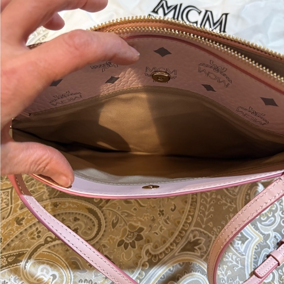 MCM Pale Pink Crossbody Bag - Picture 6 of 13